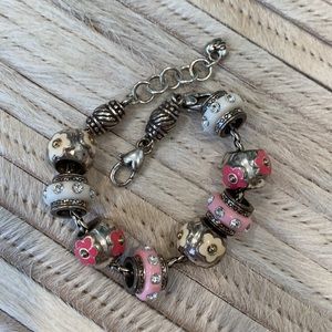 Brighton Halo Slide Bracelet with 8 Charms